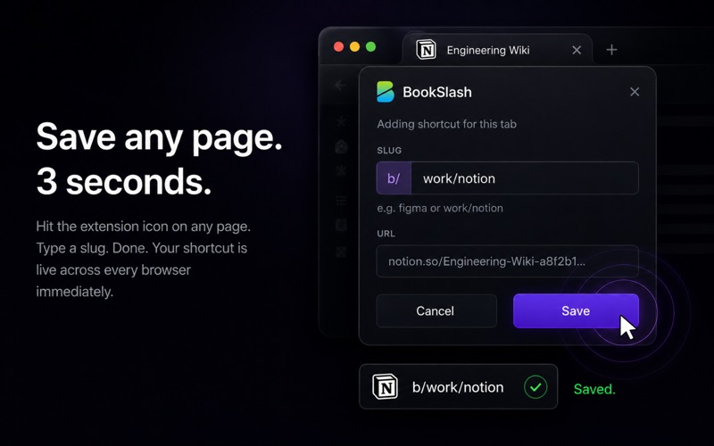 BookSlash: Team Shortcuts screenshot