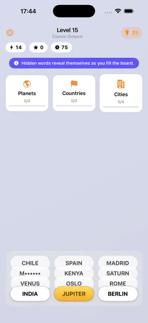 Lexpedition: Word Sort Puzzle screenshot 2