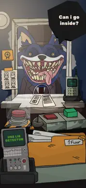Creepy Neighbor: Lie Detector - Screenshot 2