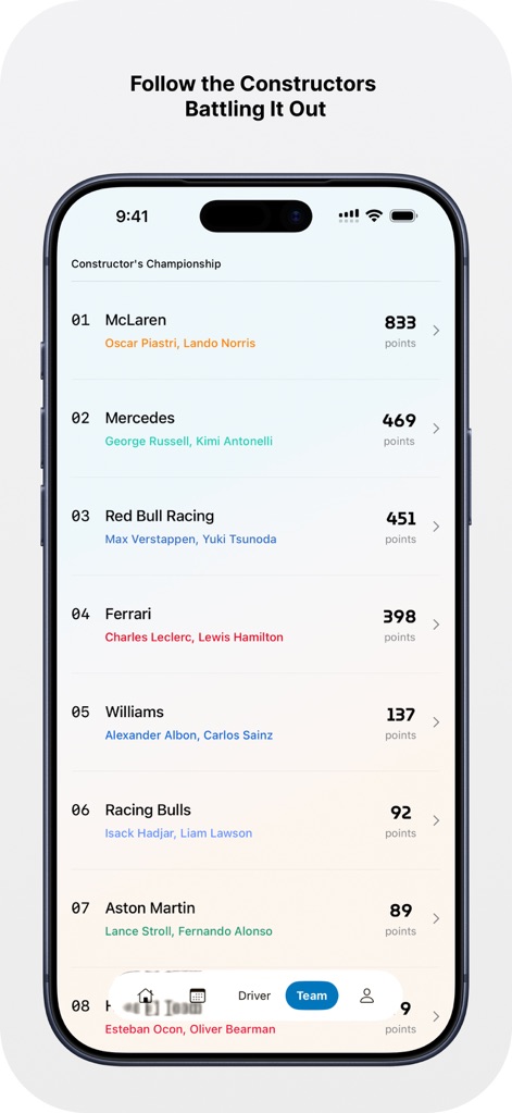 Formula Apex - Sports App | MWM
