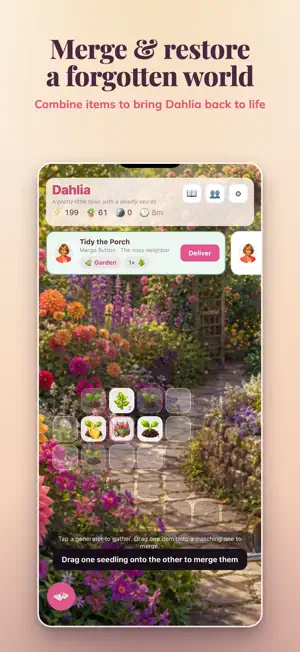 Dahlia: Cozy Merge Mystery screenshot 2