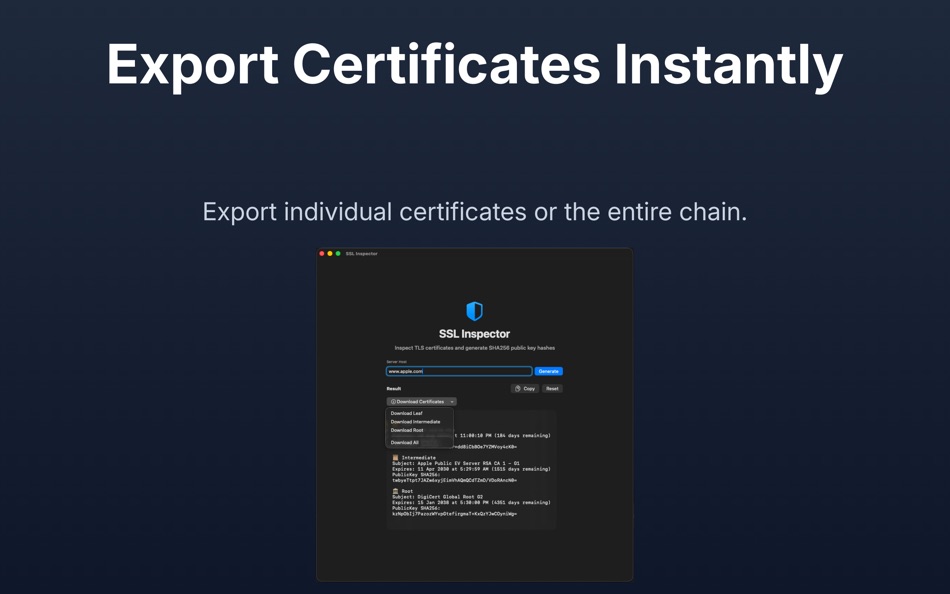 #5. SSL Inspector (macOS) Von: Kannan R S