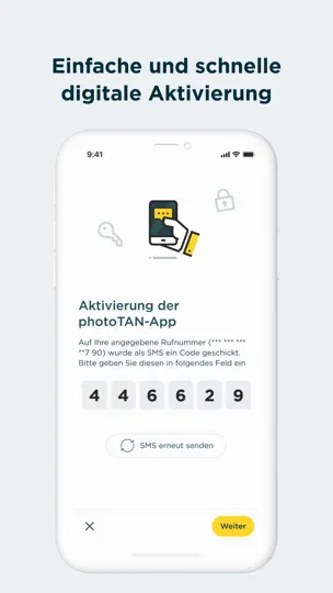 Screenshot von Commerzbank PhotoTAN auf dem iPhone 3
