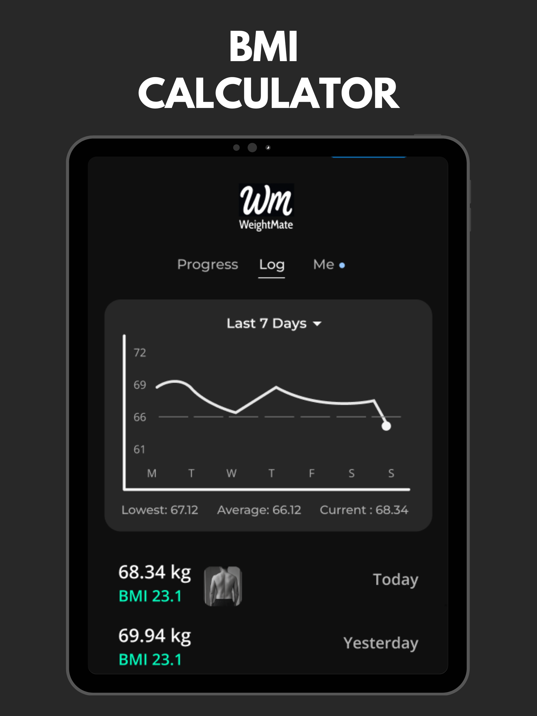 BMI Calculator - WeightMate