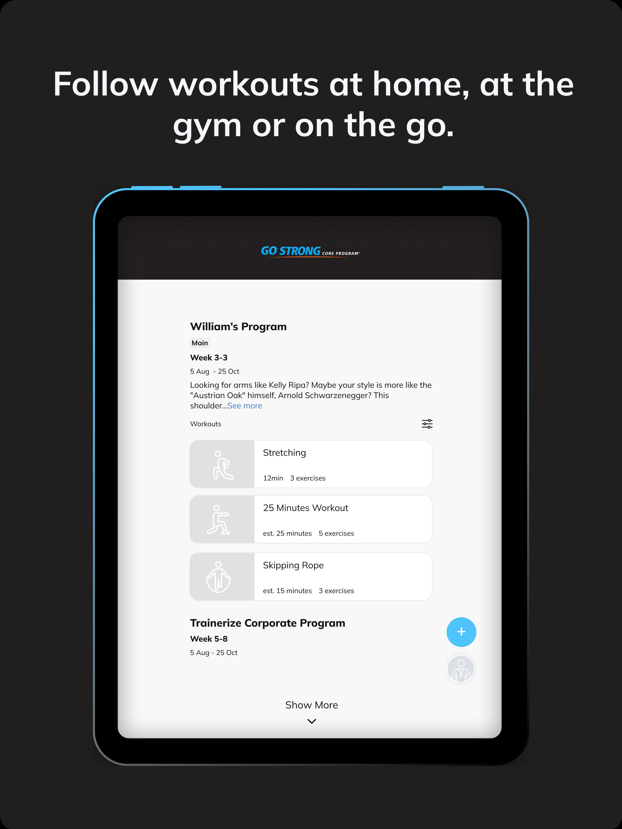 Go Strong Core Program