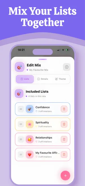 Affirmation List screenshot 4