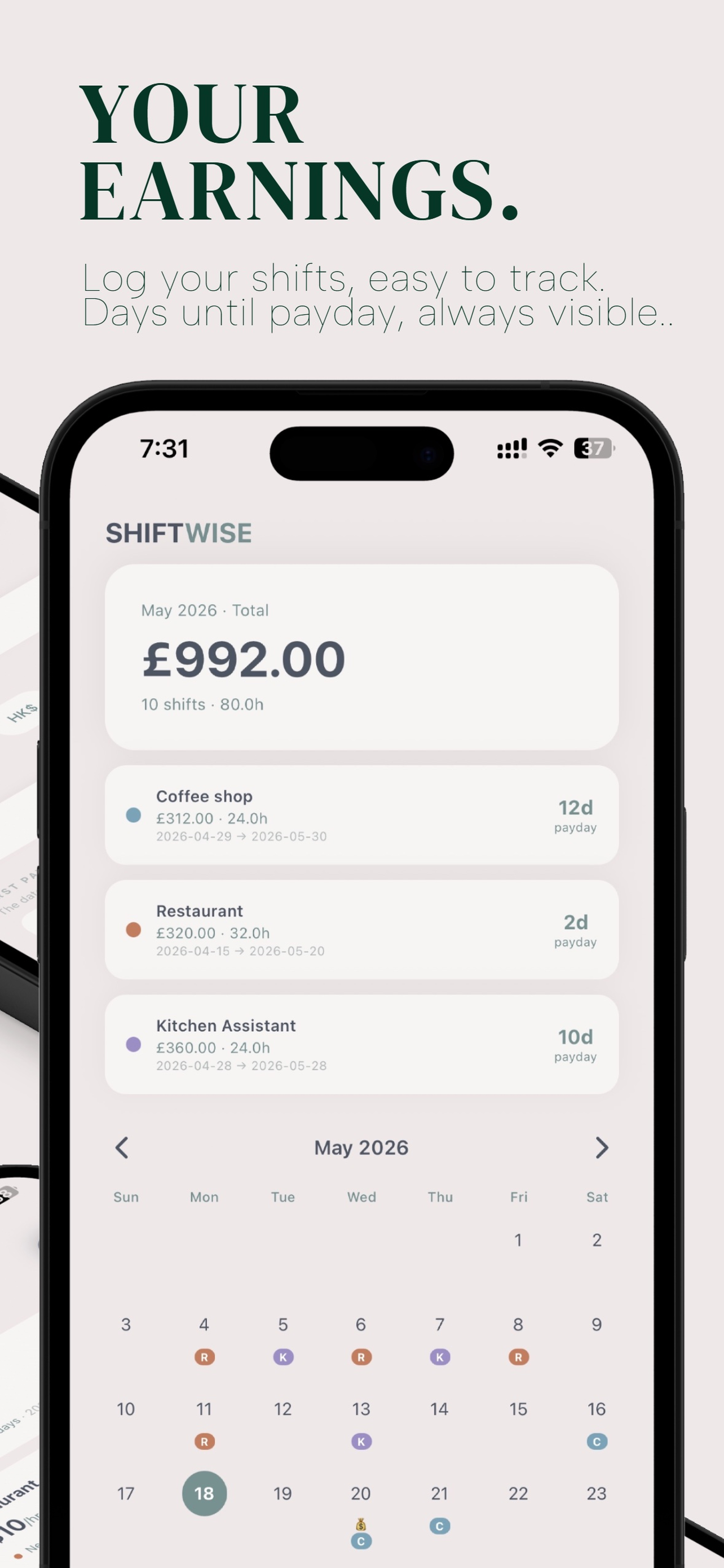 ShiftWise - Work Pay Tracker