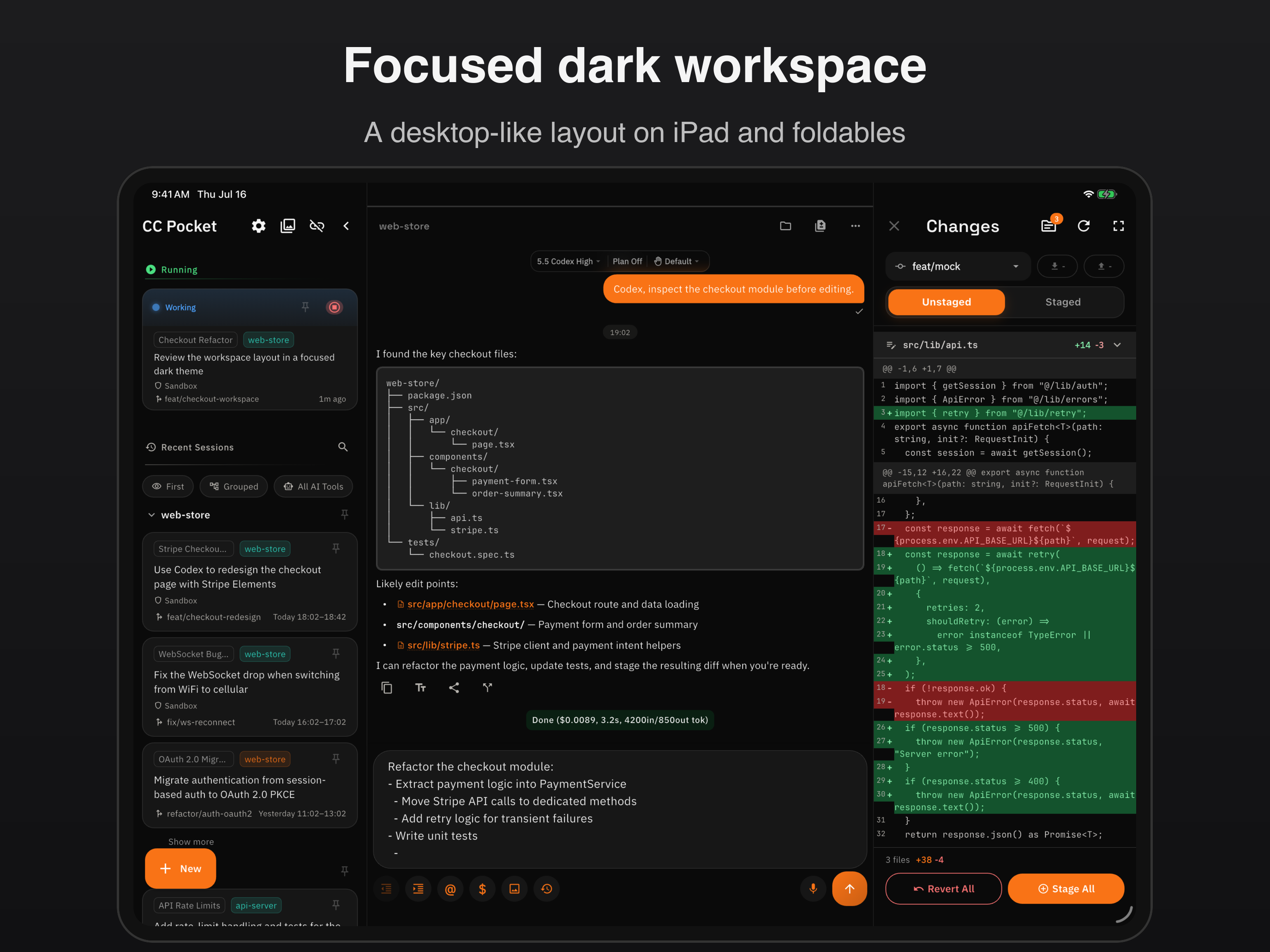 CC Pocket: Code Anywhere screenshot 13