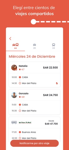 Viatik: Viajes Compartidos iPhone screenshot 3