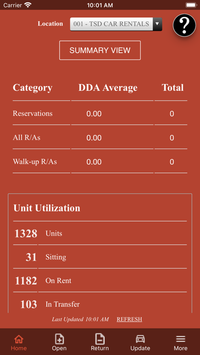 TSD Rental Screenshot