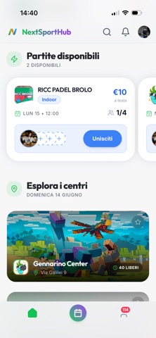 NextSportHub screenshot