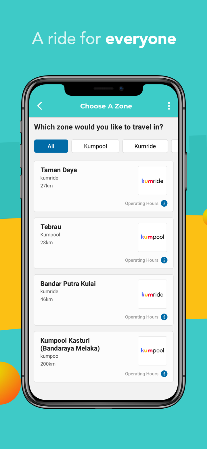 Kummute - Ride-pooling app screenshot 4
