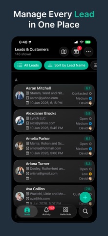 HelloLeads CRM - Sales Tracker Screenshot 2 of 8