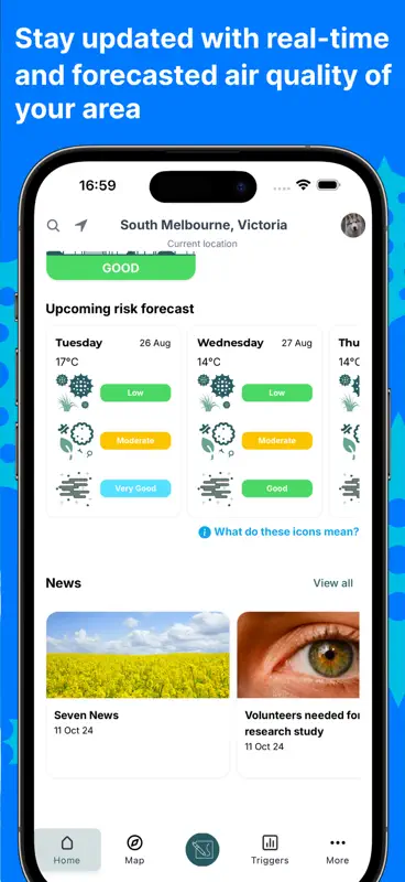 Sydney Pollen Count & Forecast screenshot 6 of 10