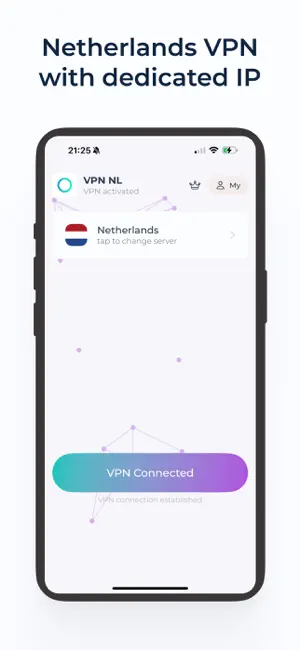 VPN Netherlands Circle screenshot 1