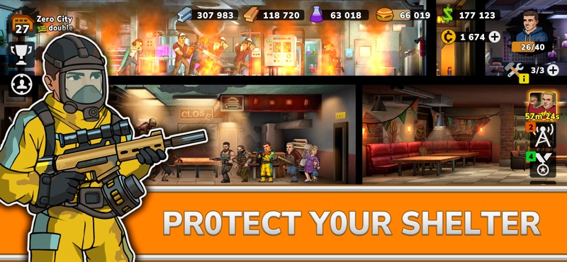 Zero City: Zombie Shelter Game screenshot 4