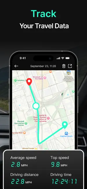 GPS Speedometer HUD - SpeedAce iPhone screenshot 3