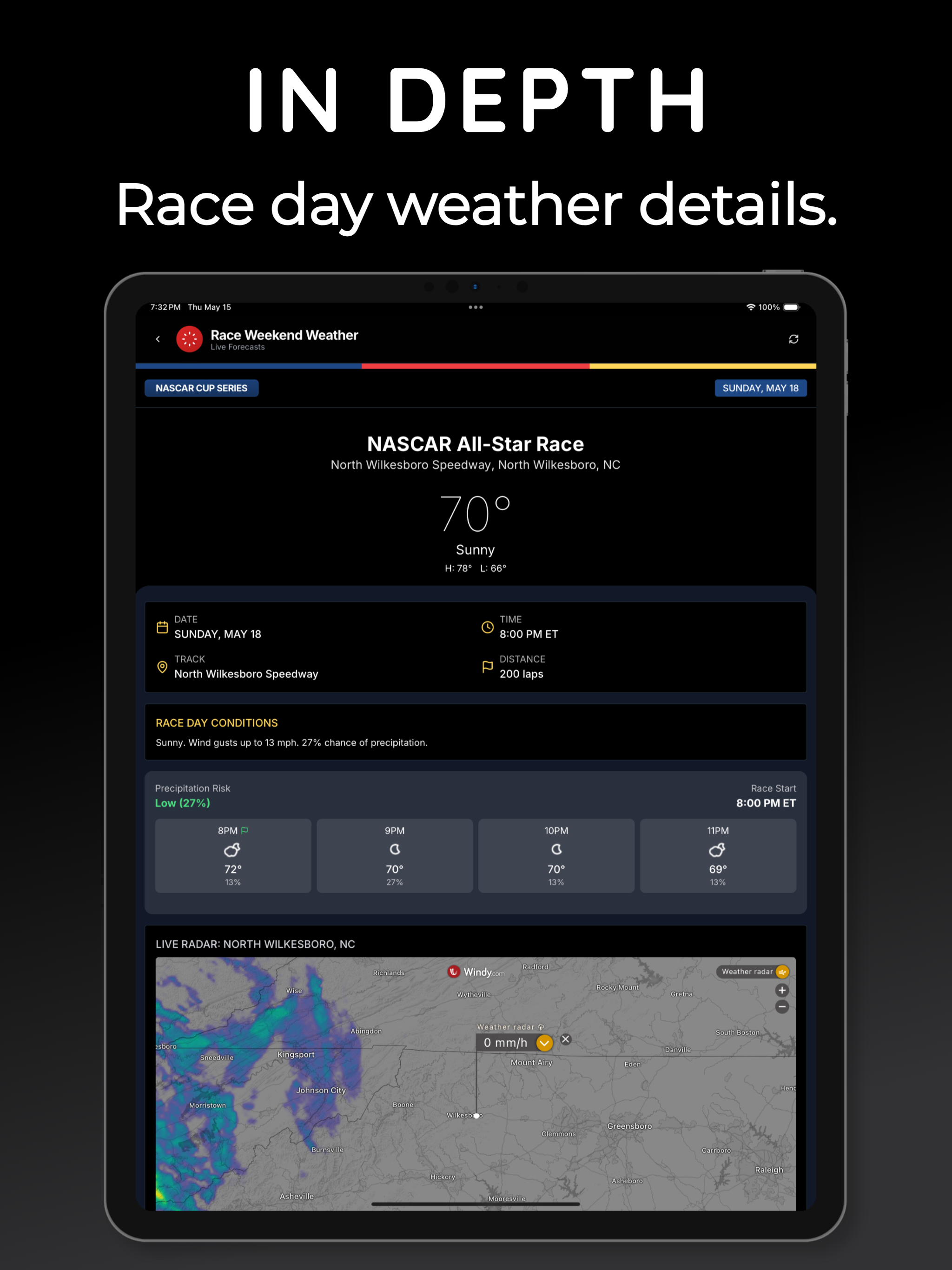 Race Weekend Weather screenshot 7