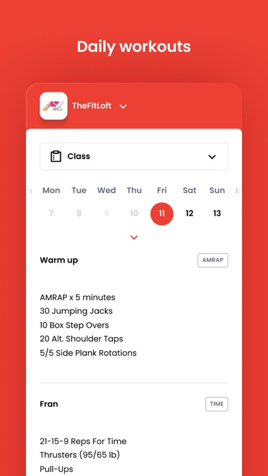 TheFitLoft Screenshot