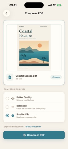 PDF Compressor Screenshot 4 of 6