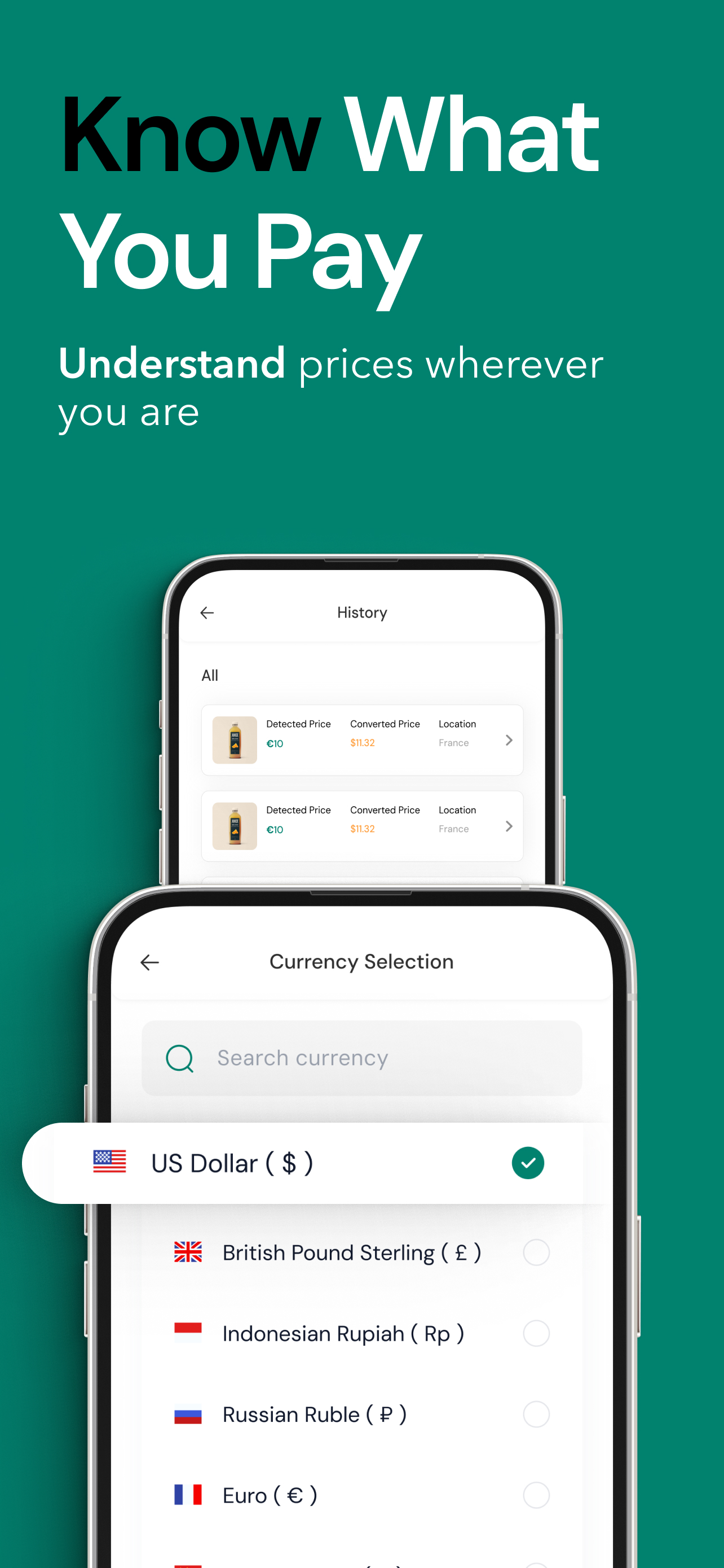 Snaprate – Price Converter screenshot 3