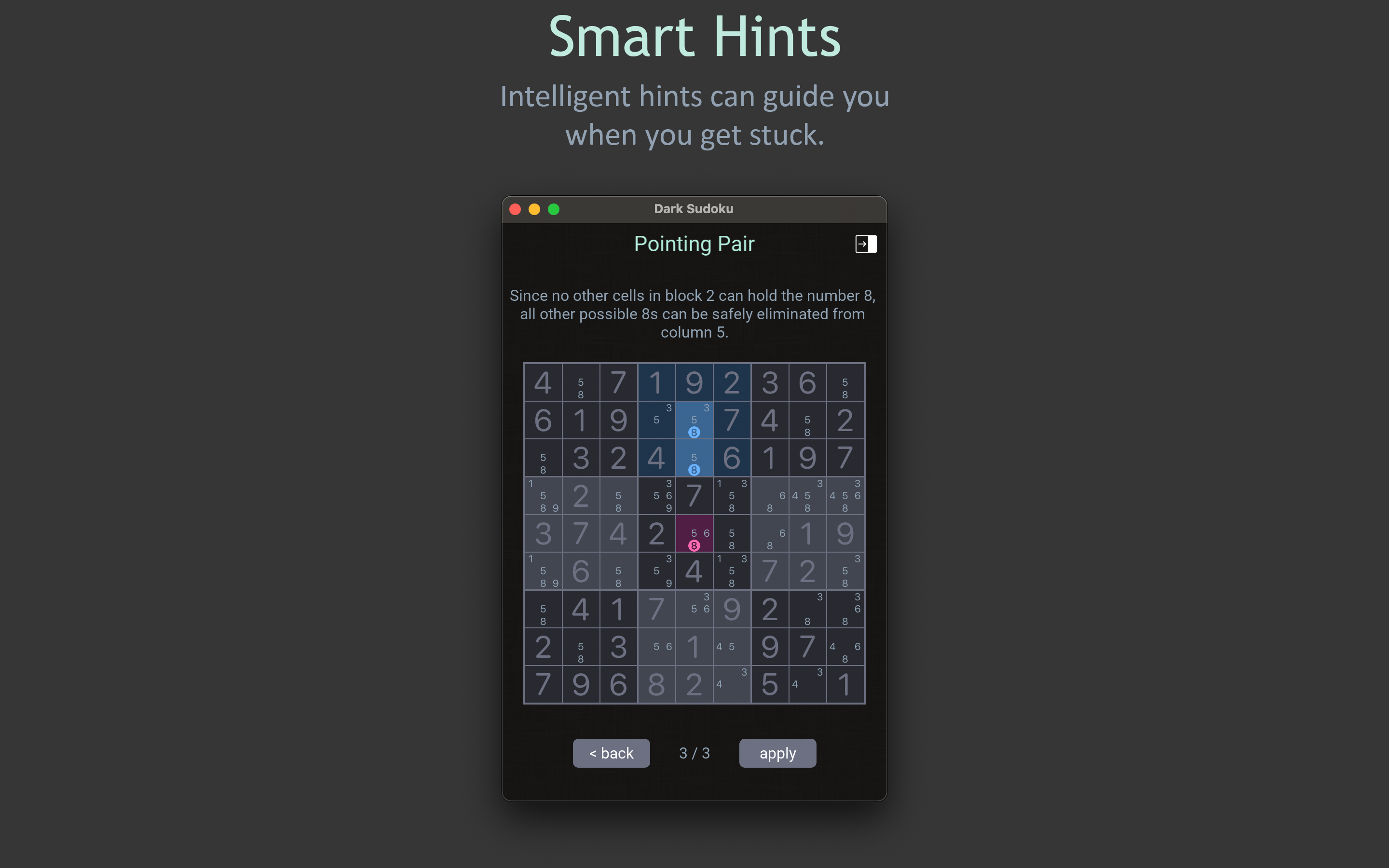 Dark Sudoku - Classic Puzzle