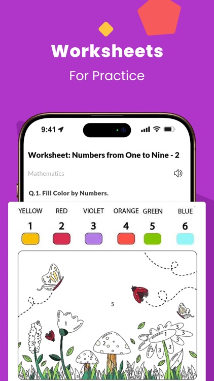 Class 1 App: Worksheets, NCERT screenshot-5