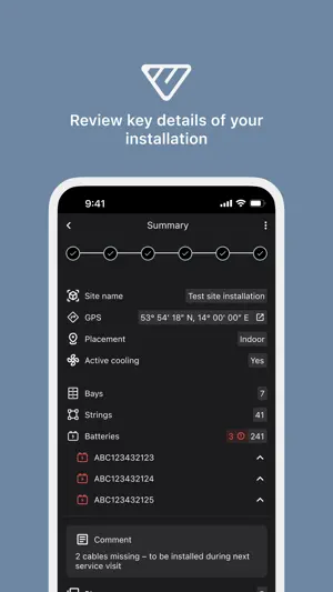 EnerSys EnVision Connect screenshot 4