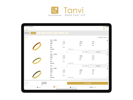 Tanvi Exports India iPad screenshot