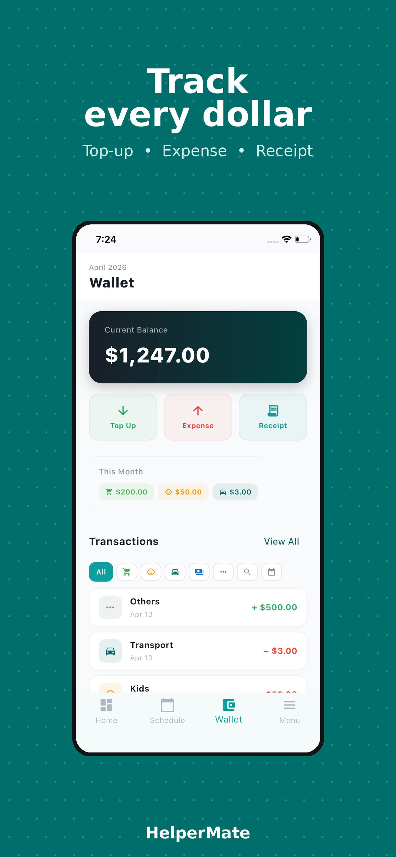 HelperMate - Helper Manager screenshot 5