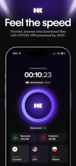 Kryon VPN: Fast & Secure screenshot 1