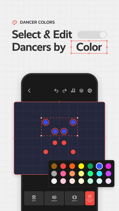 Choreographic: Dance Formation iPhone screenshot 10 - Productivity app