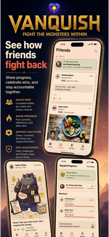 Vanquish - Gamified Habits iPhone screenshot