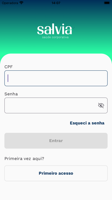 Salvia Saúde Corporativa Screenshot