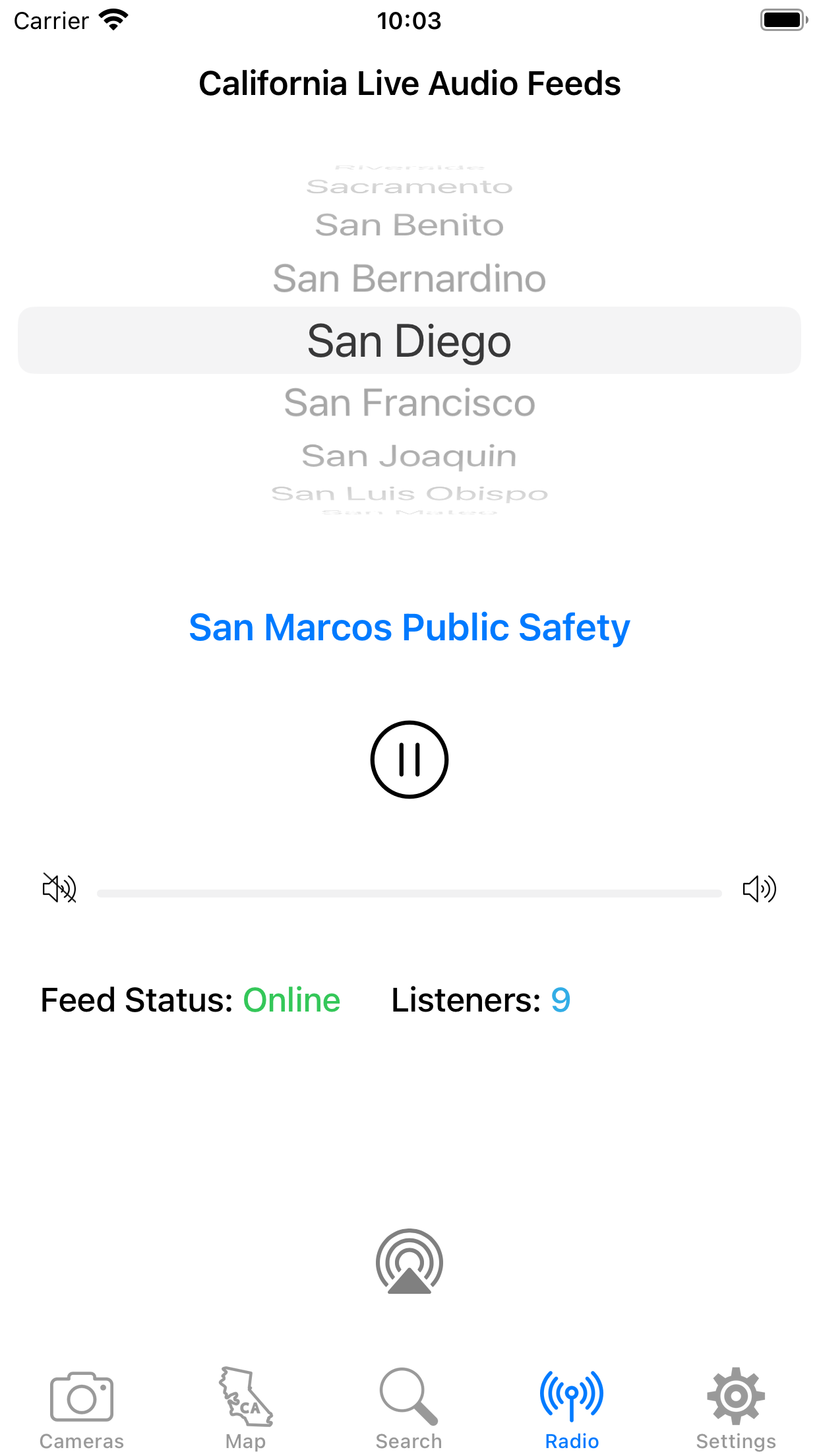 Live Traffic Cameras in CA