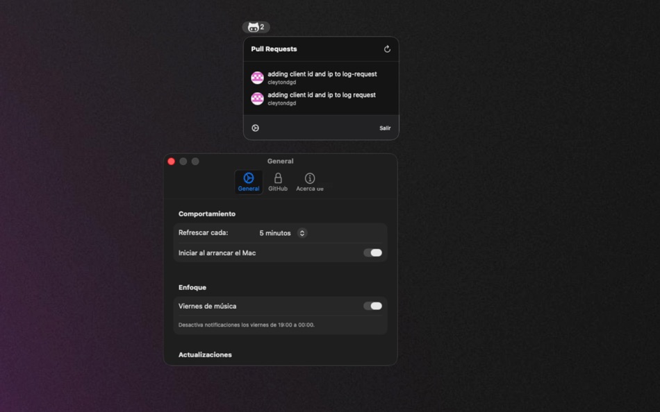 #3. NotifyPR (macOS) De: Sebastian Vidal Aedo