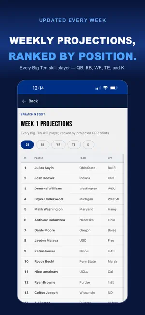 BetCFBX: Big Ten Predictions screenshot 4