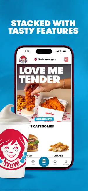 Wendy's AU iPhone screenshot 1