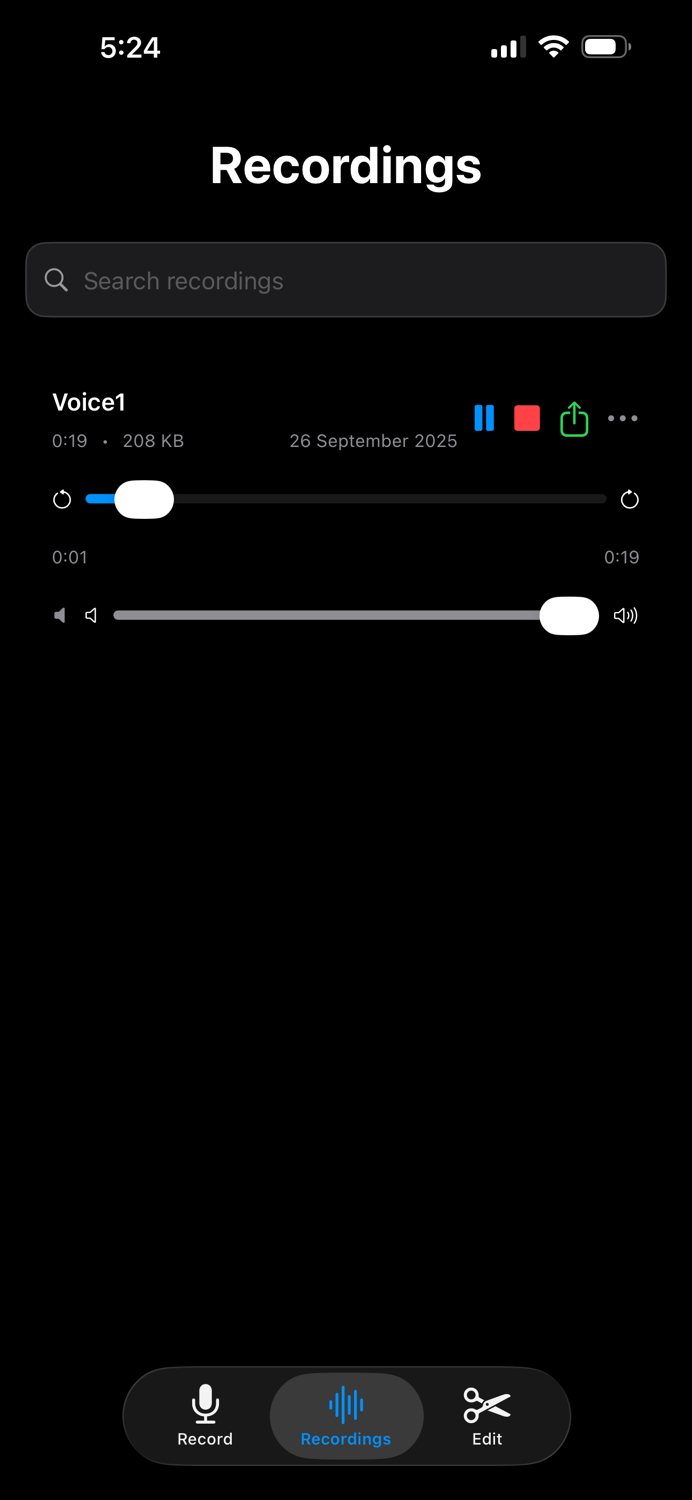 vRec  Voice Recorder