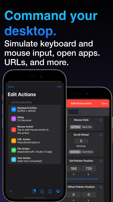 Screenshot #2 pour ActionPad: Mac/PC Pro Controls