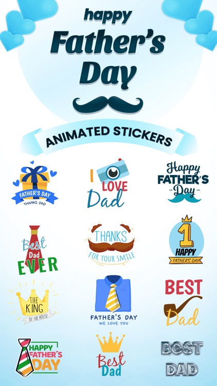 Father's Day Animated Stickers