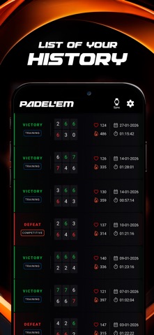 PADEL'EM - Padel Tracker Screenshot 6 of 7