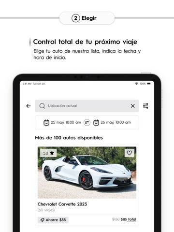 Movu iPad screenshot