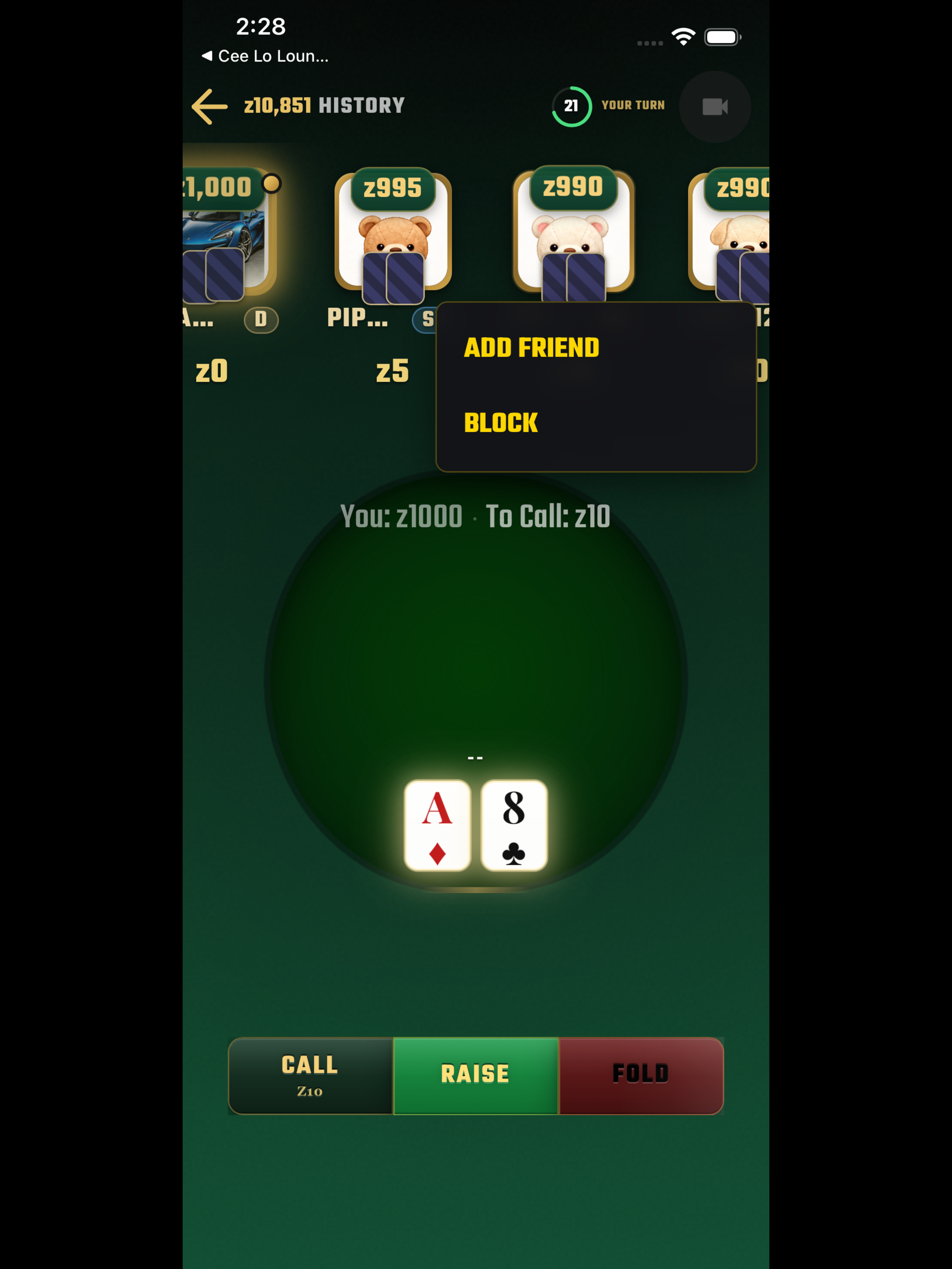Zentara One Poker Lounge screenshot 12