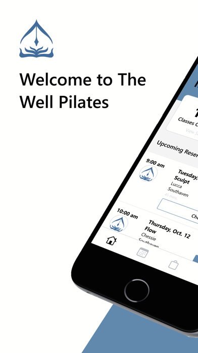 Well Pilates iPhone screenshot 1 - Health & Fitness app