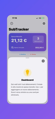 SubTracker screenshot