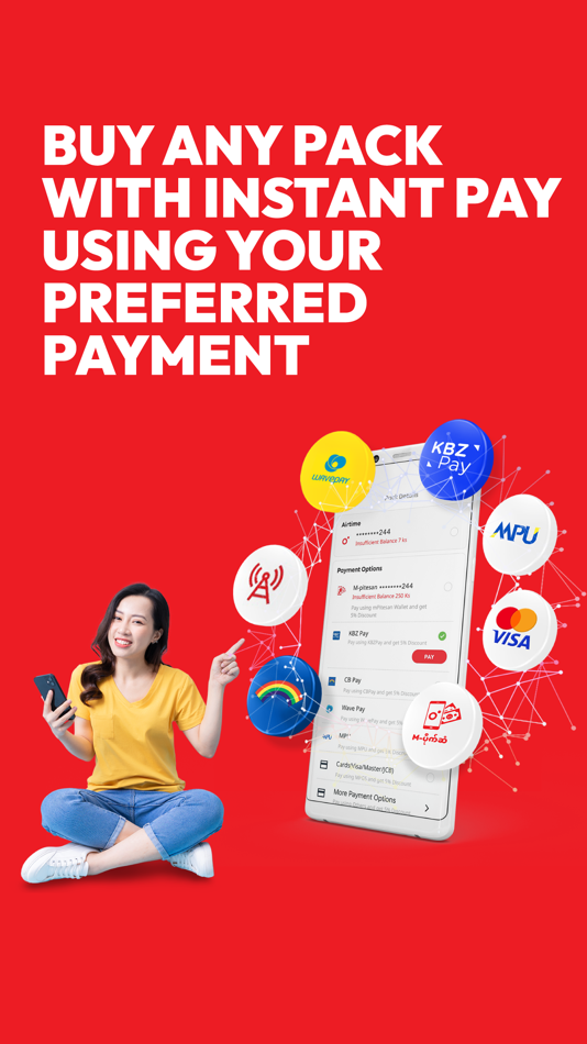 #1. Ooredoo Super App (iOS) 由: Ooredoo Myanmar Limited