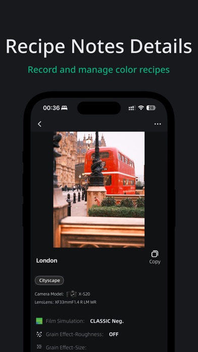 FujiStyle - Film Recipes Frame Screenshot