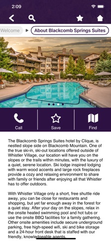 Blackcomb Springs Suites iPhone screenshot