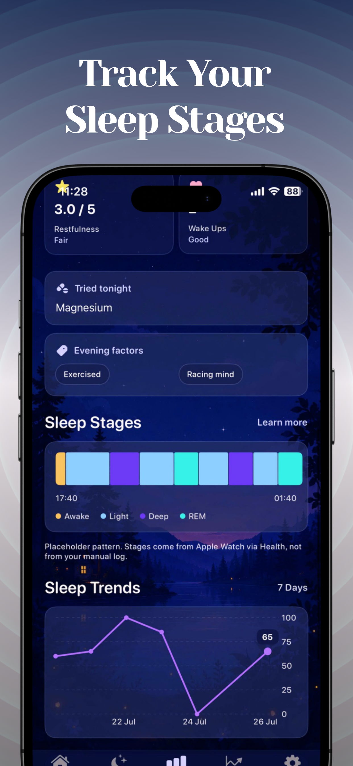 Lune: Sleep Tracker & Sound screenshot 4